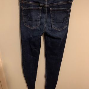 american eagle next level stretch dark wash jeans